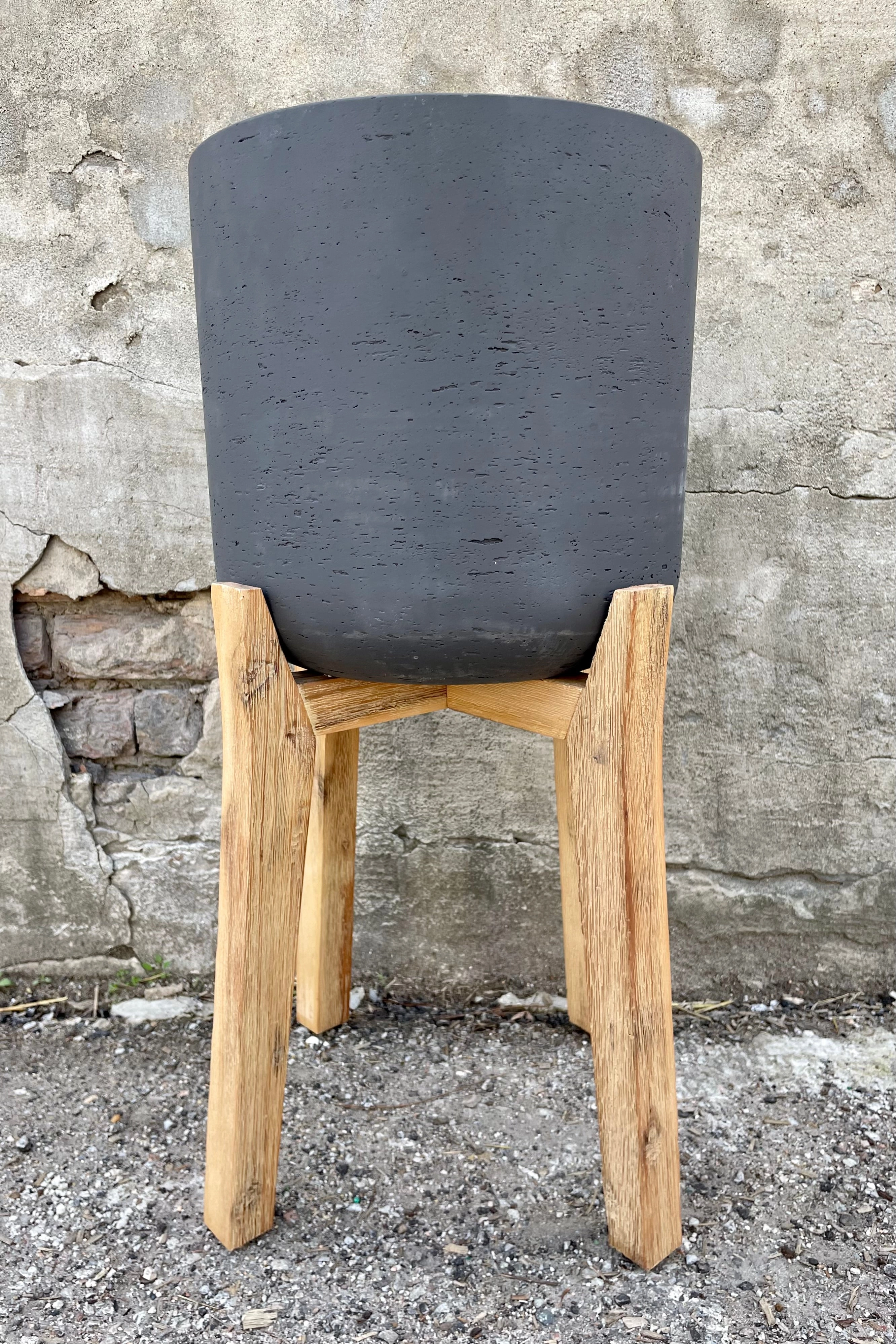 Charlie Pot & High Stand Black Washed XL