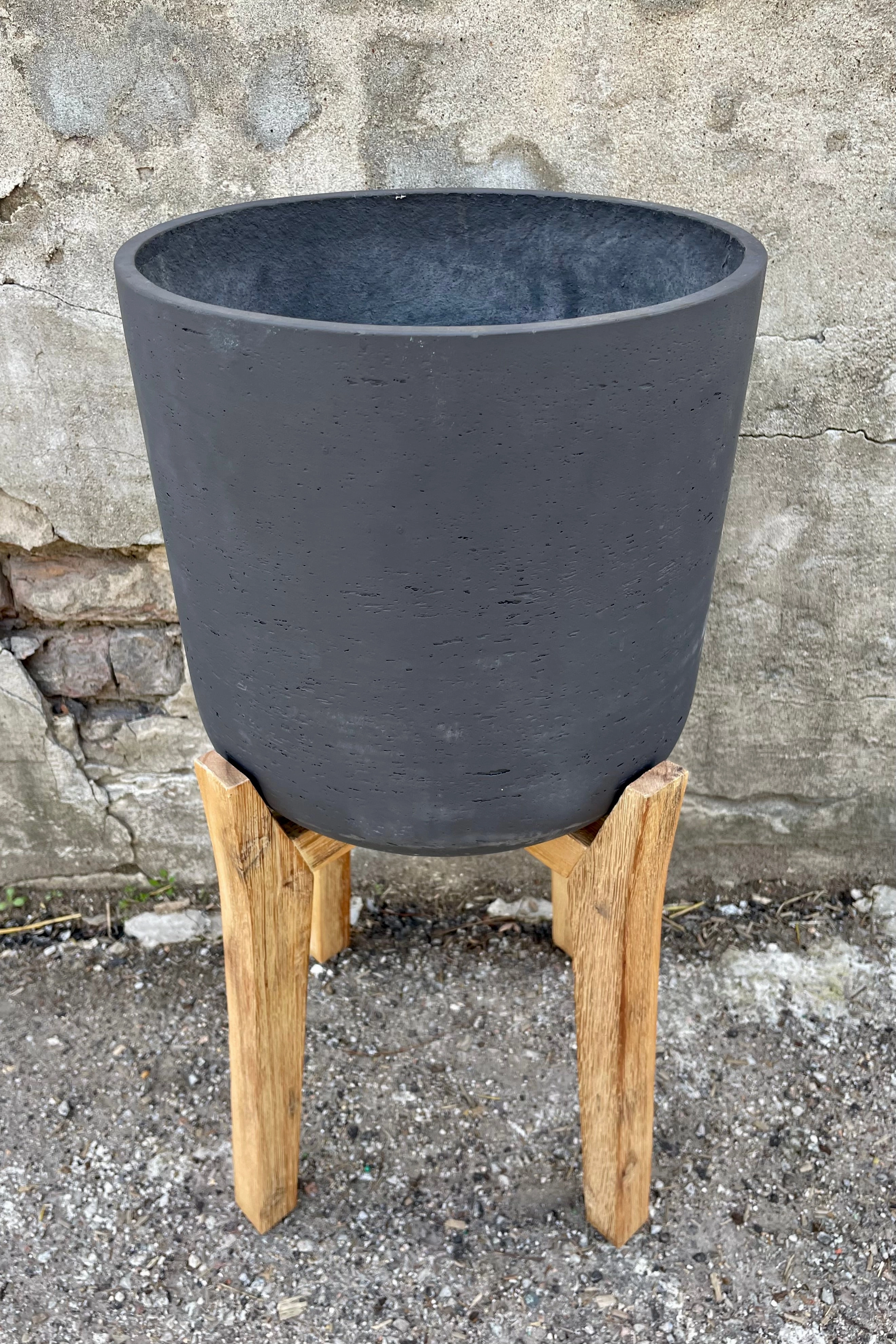 Charlie Pot & High Stand Black Washed XL