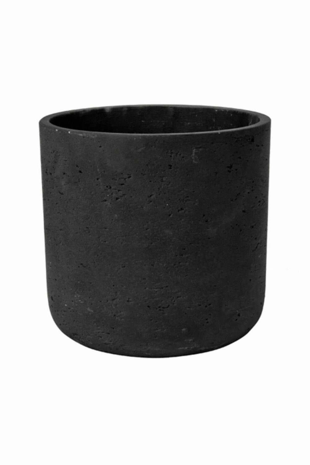 Charlie Pot Black Washed Medium