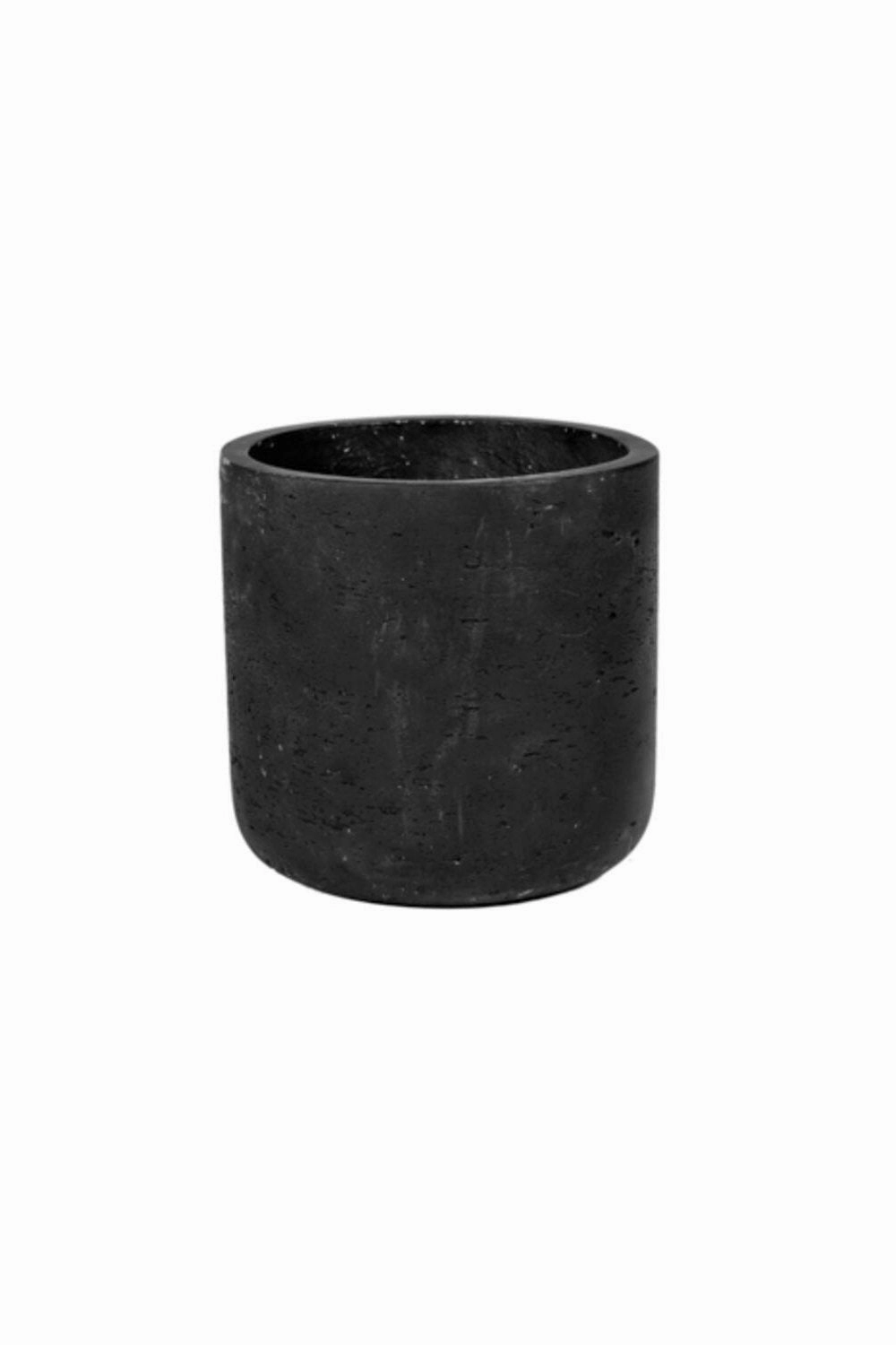 Charlie Pot Black Washed Small