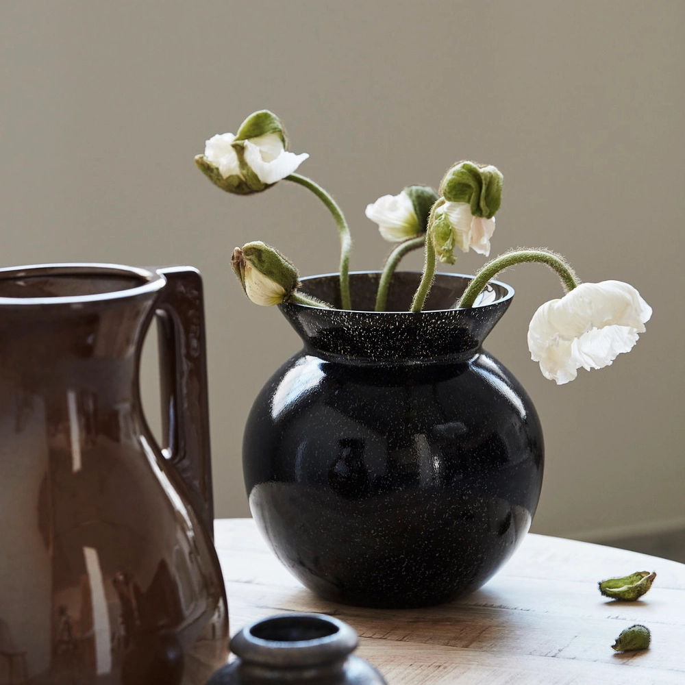 Chena Black Vase 23cm