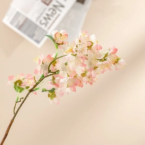Cherry Blossom Artificial Silk Flower 52cm Stem Pink BLOSSOM002,dried artificial flower