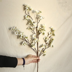 Cherry Blossom Artificial Silk Flower 97cm Stem CHERRY0001,dried artificial flower