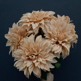 Chocolate Dahlia Bunch realistic flower bouquet  