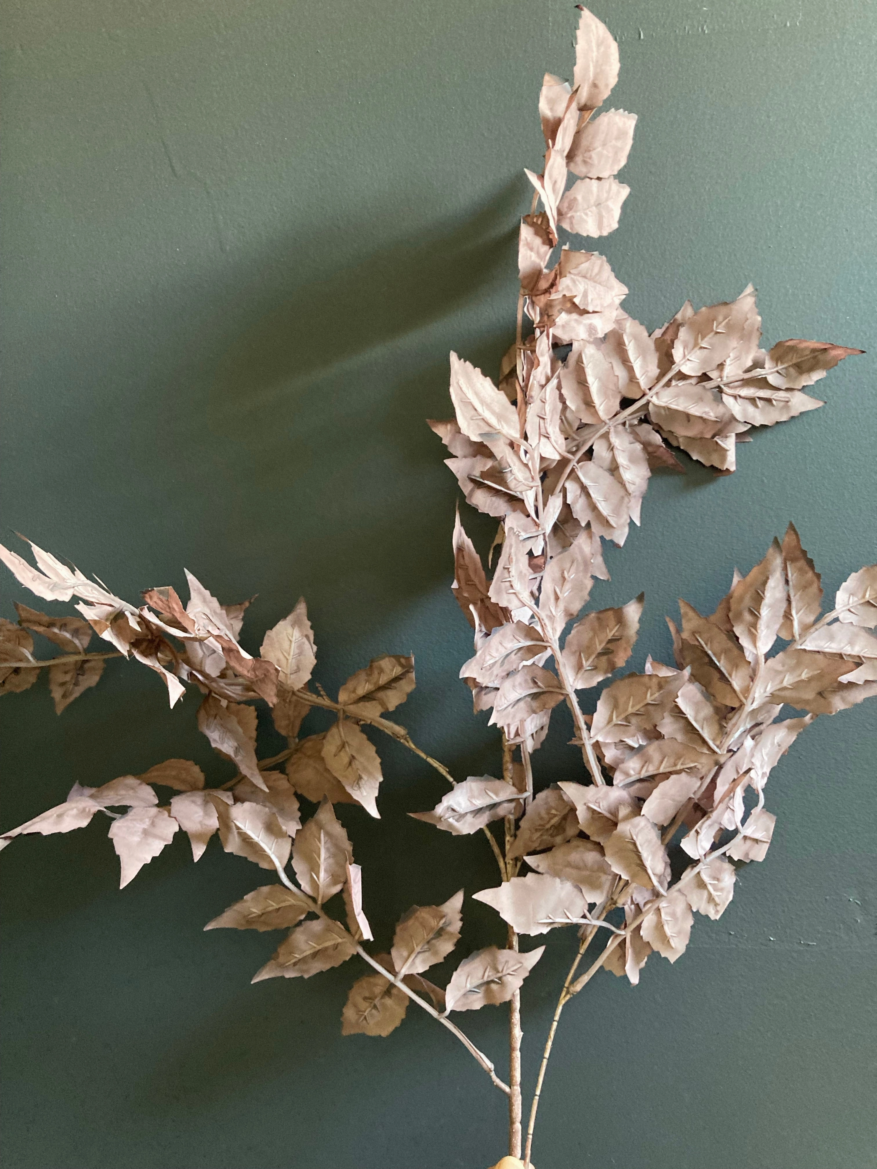 Chocolate Leaf Spray realistic flower bouquet  