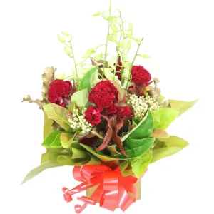 Christmas Joy,realistic flower bouquet 