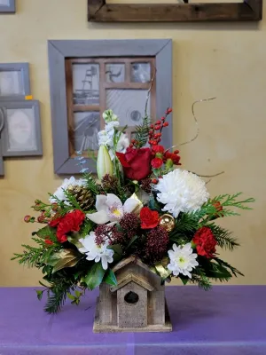 Christmas No.102,faux bloom stem 