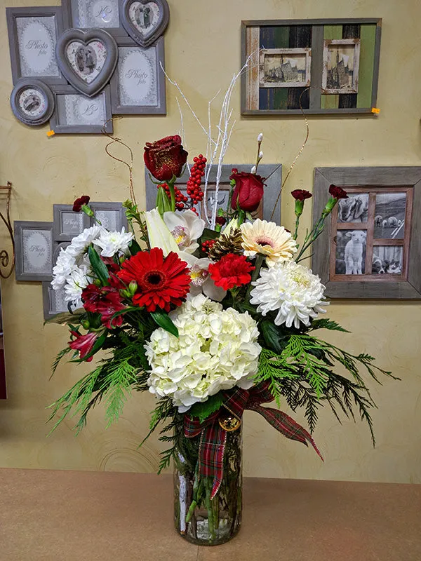 Christmas No.10,faux bloom stem 