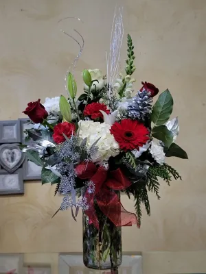 Christmas No.1,faux bloom stem 