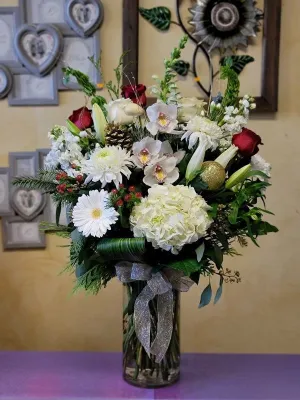 Christmas No.87,faux bloom stem 