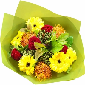 Christmas Spirit,realistic flower bouquet 