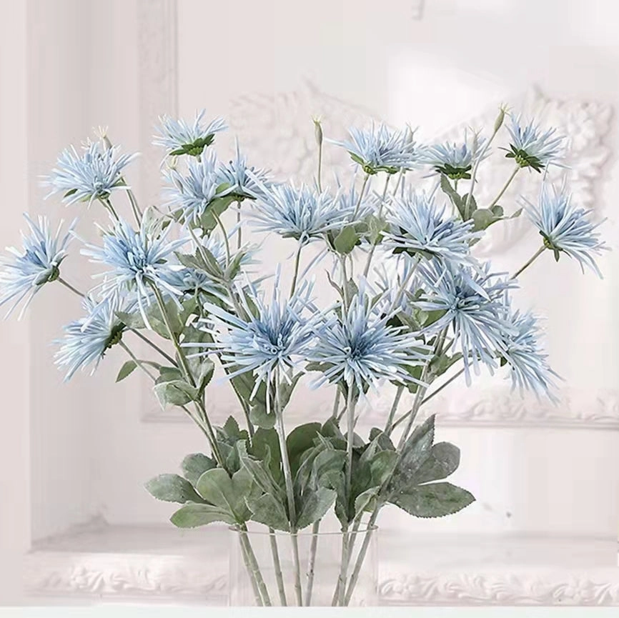 Chrysanthemum Artificial Silk Flower 80cm Stem 6 Color Selections CHRYS001-007