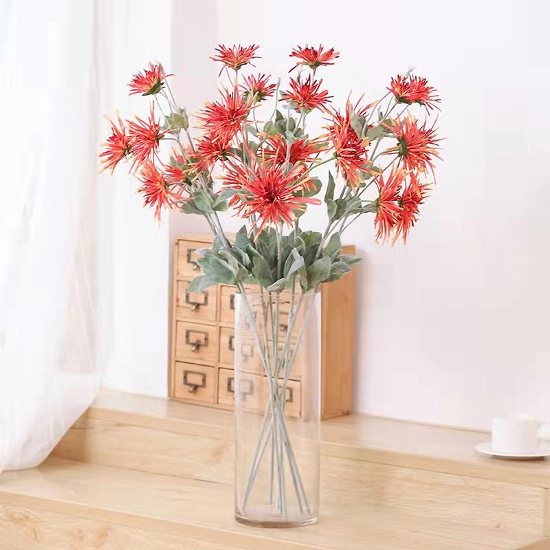 Chrysanthemum Artificial Silk Flower 80cm Stem 6 Color Selections CHRYS001-007