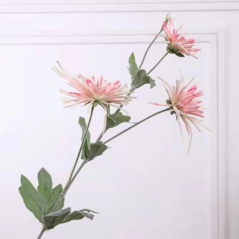 Chrysanthemum Artificial Silk Flower 80cm Stem 6 Color Selections CHRYS001-007