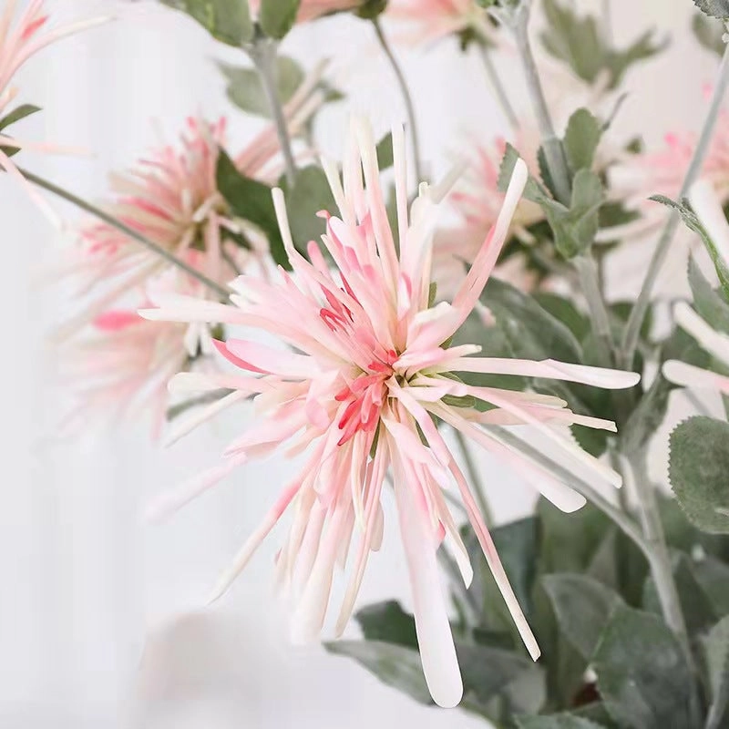 Chrysanthemum Artificial Silk Flower 80cm Stem 6 Color Selections CHRYS001-007