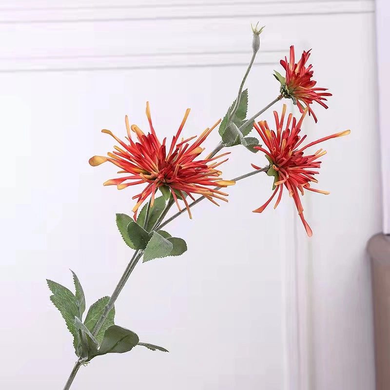 Chrysanthemum Artificial Silk Flower 80cm Stem 6 Color Selections CHRYS001-007