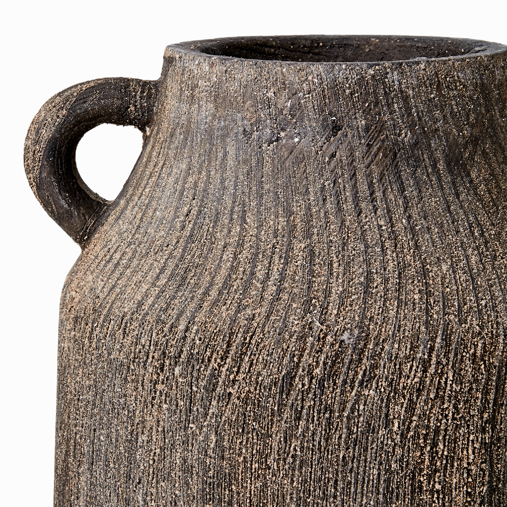 Cino Large Pot - Brown 37cm