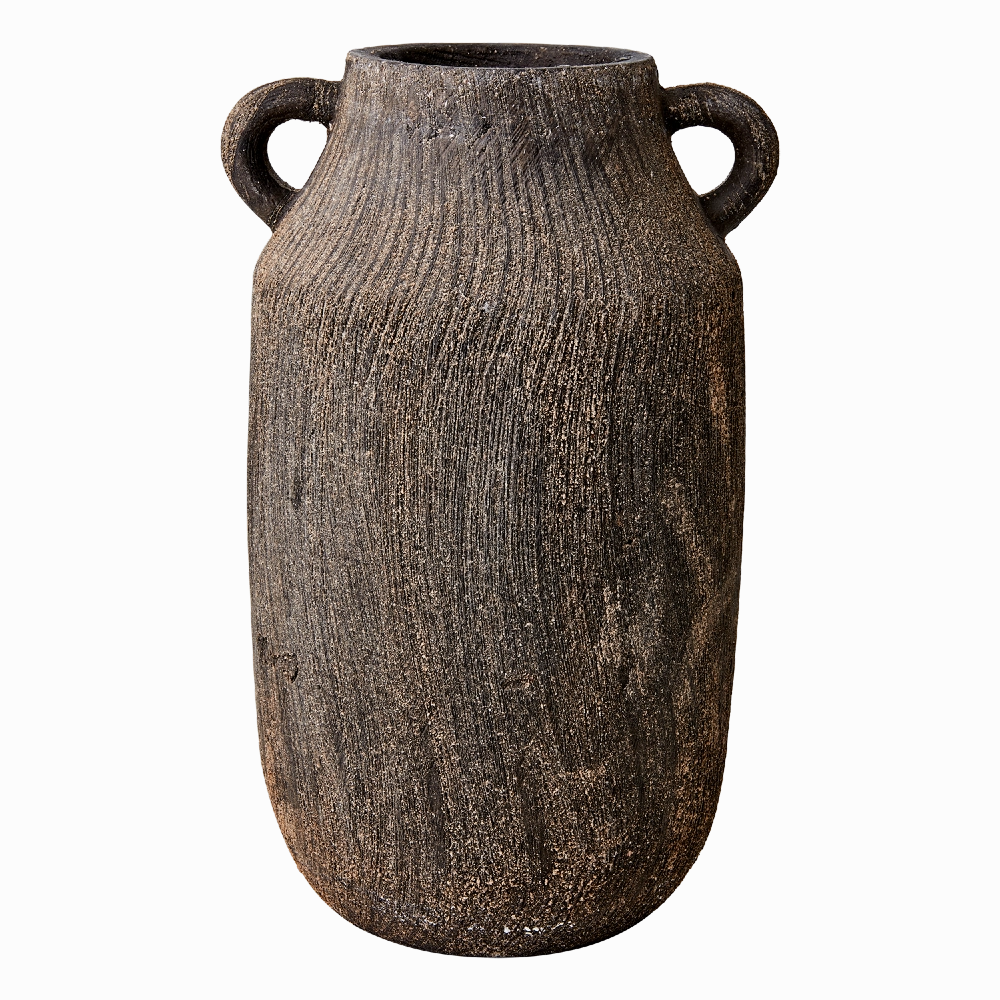 Cino Large Pot - Brown 37cm