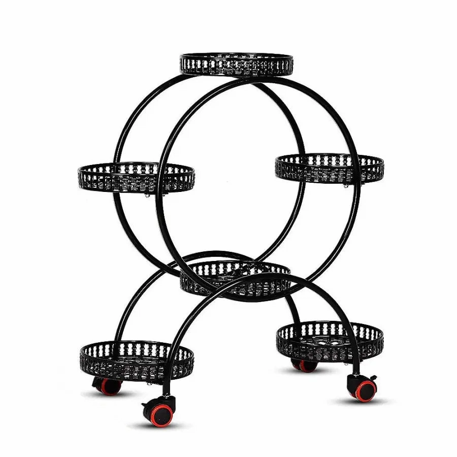 Circular Plant Stand for 6 Planters