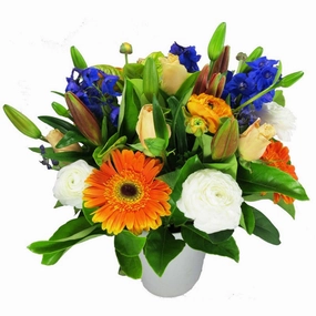 Citrine,artificial flower arrangement