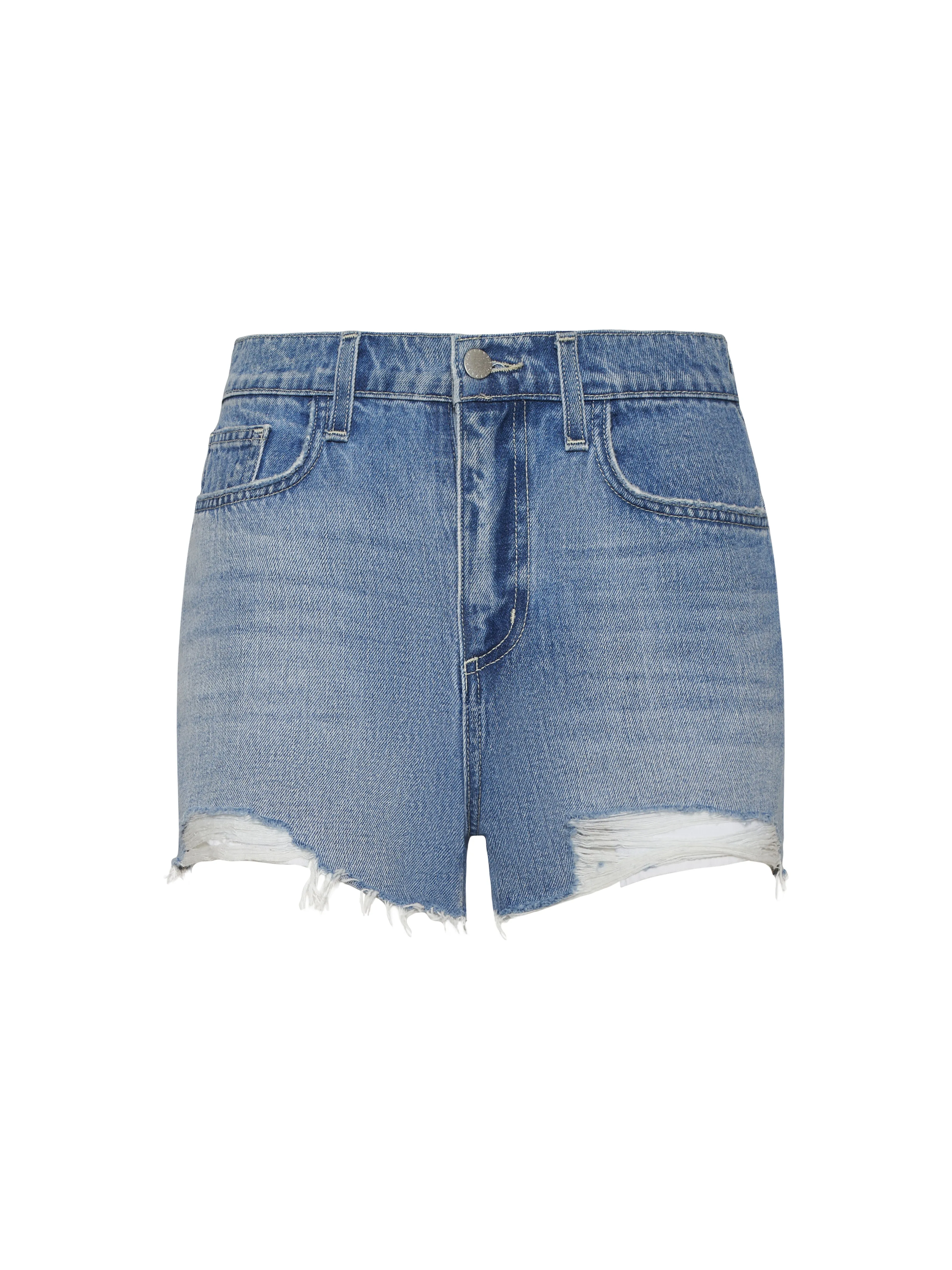 Clark Verwaschene Denim Shorts