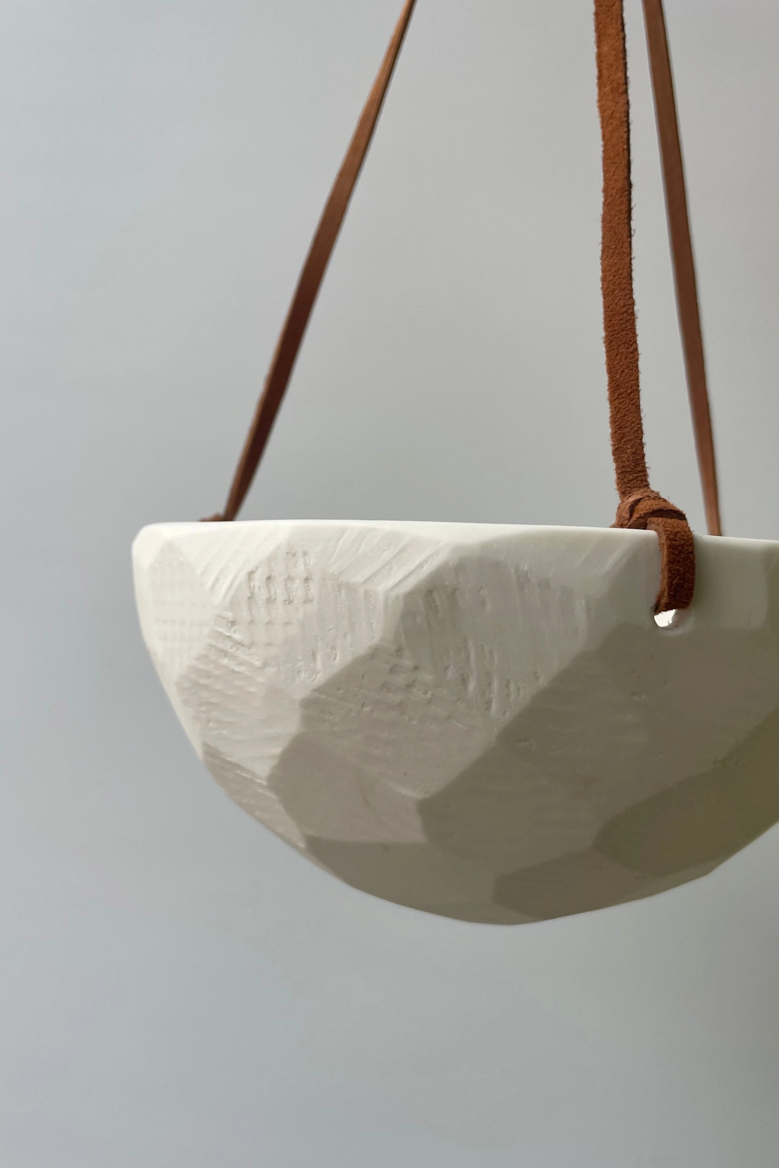 Classic Hanging Planter Porcelain Small