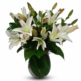 Classic Lilies,artificial flower arrangement