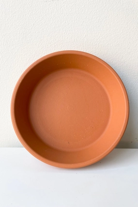 Clay Saucer Red to fit 6",indoor flower container