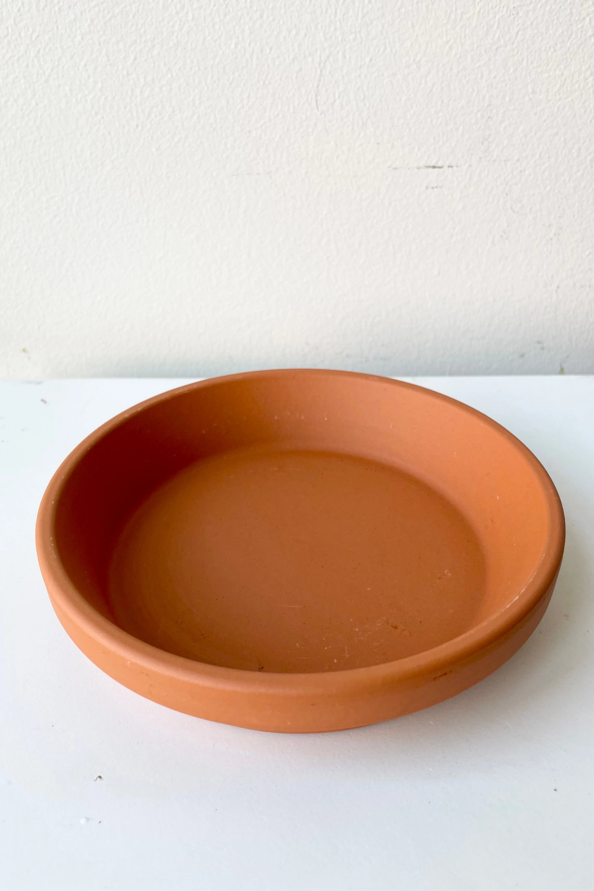 Clay Saucer Red to fit 6"
