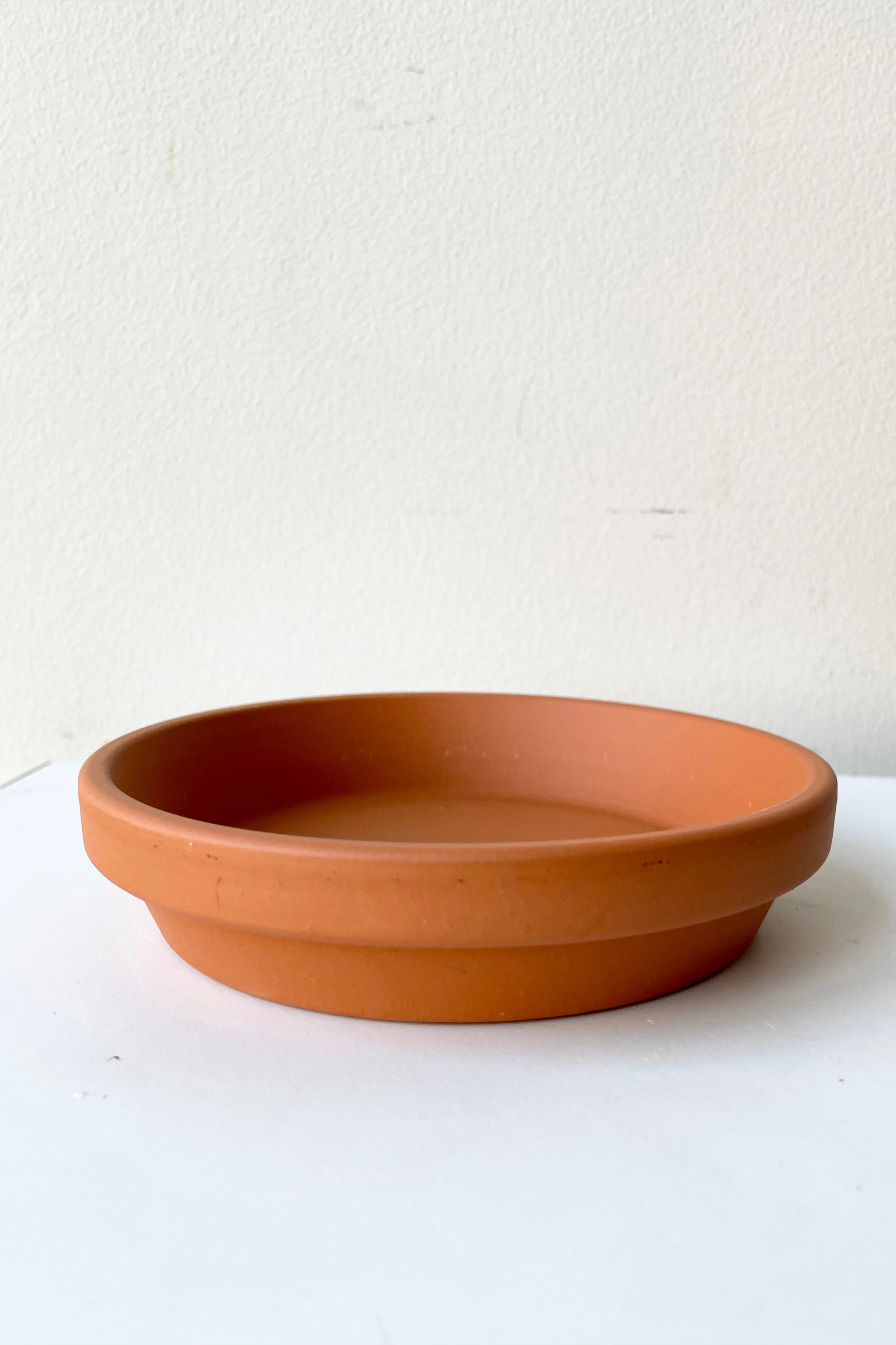 Clay Saucer Red to fit 6"