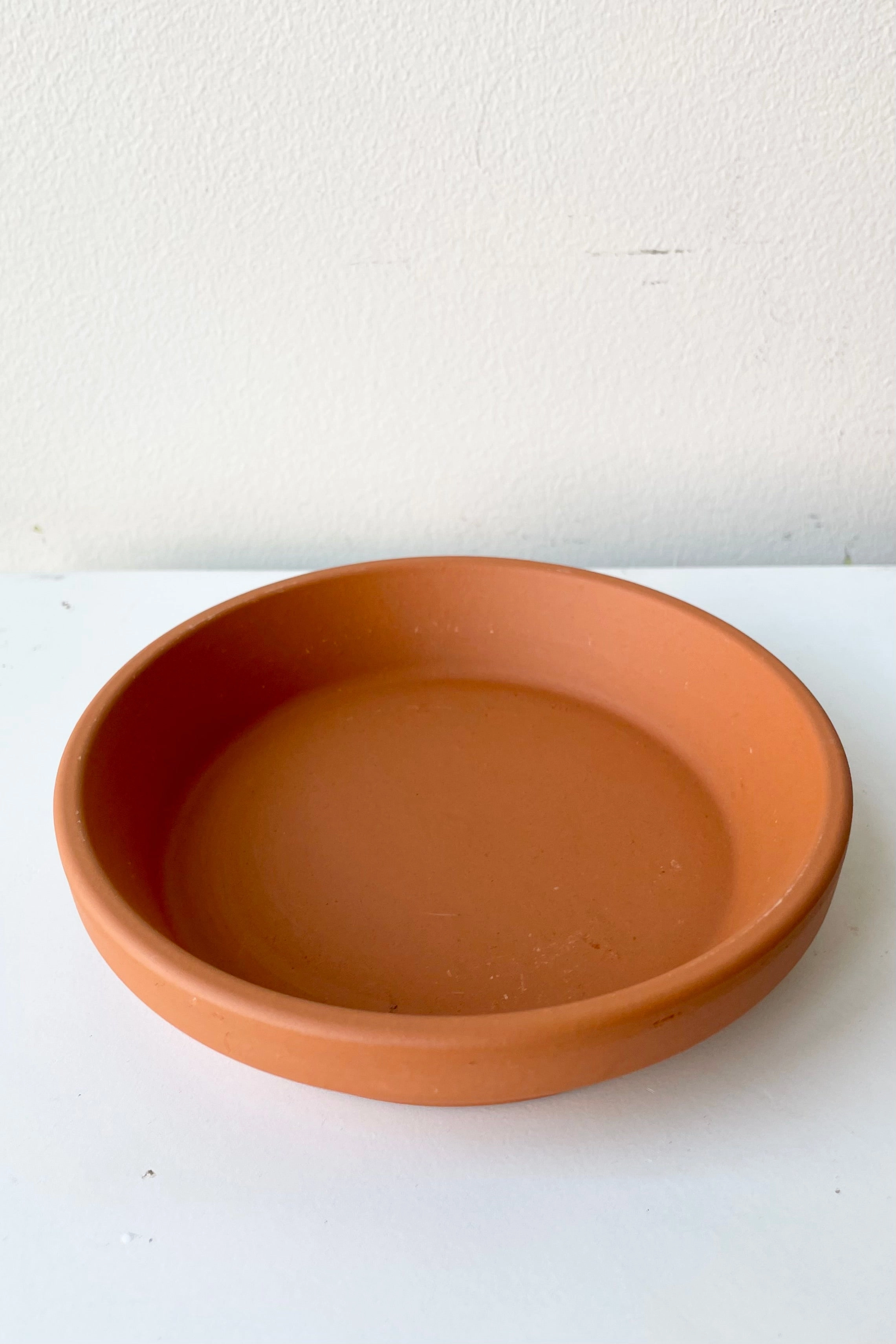 Clay Saucer Red to fit 6"