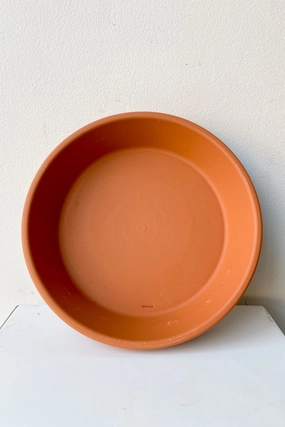 Clay Saucer Red to fit 8",indoor flower container