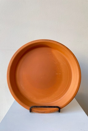 Clay Standard Saucer Terracotta 9.1",potted plant decor