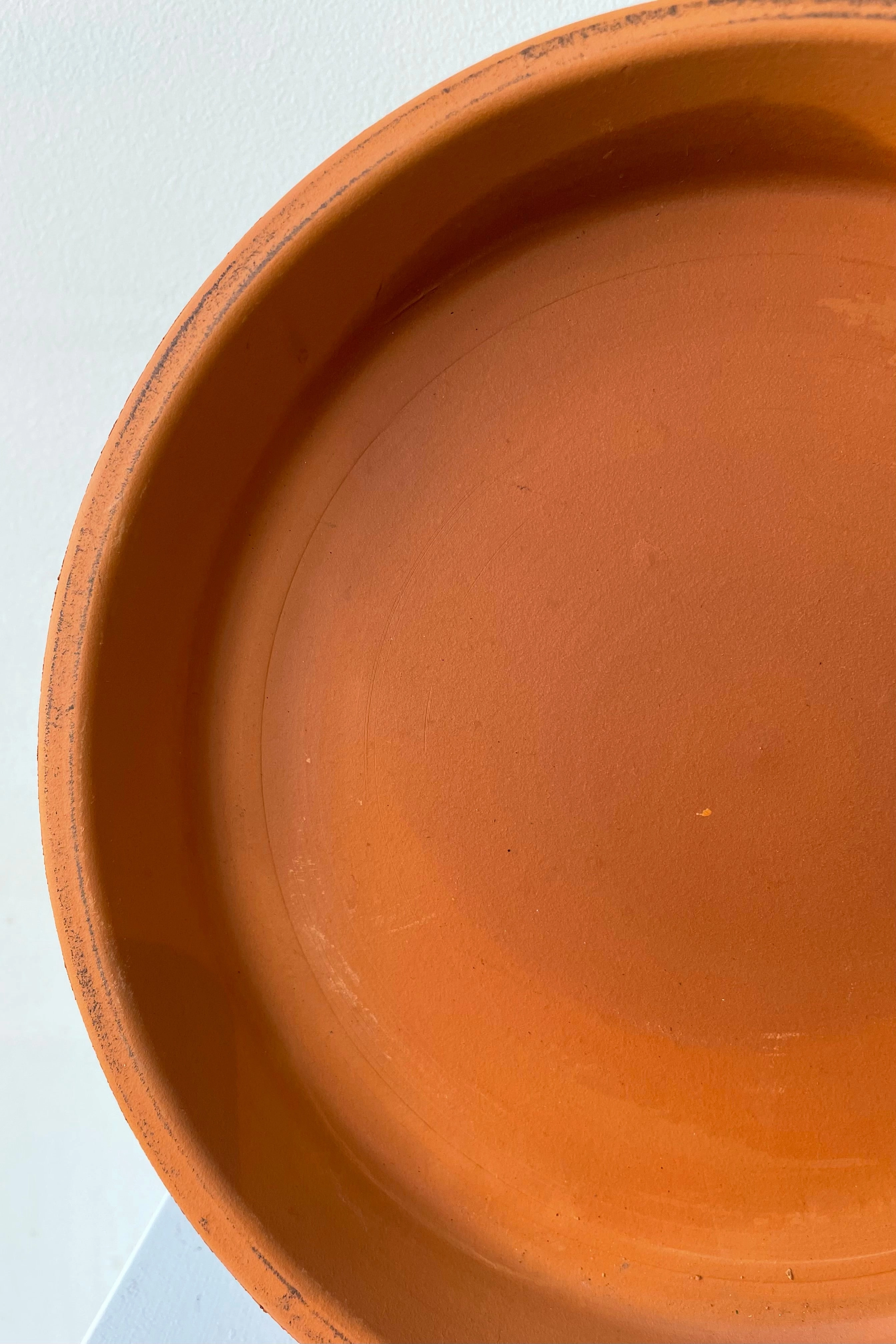 Clay Standard Saucer Terracotta 9.1"