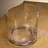 Clear Cylinder 4"HX4"D handmade smooth,aesthetic flower vase