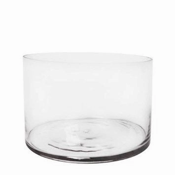 Clear Glass 7" Cylinder Vase