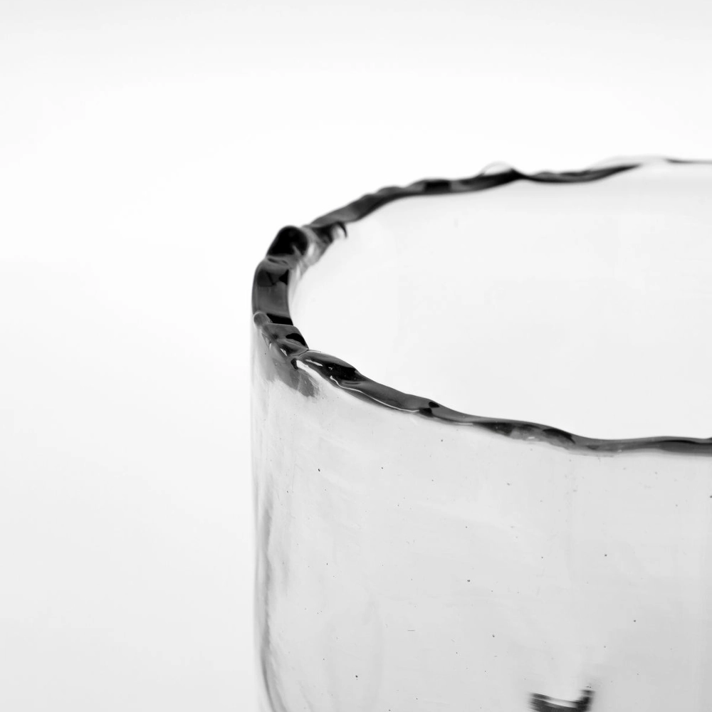 Clear Glass Vase 20cm