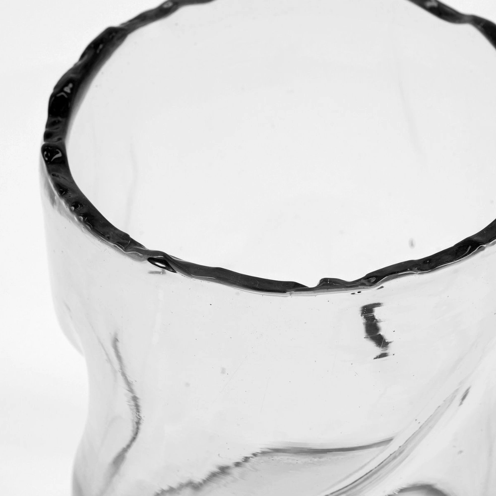 Clear Glass Vase 25cm
