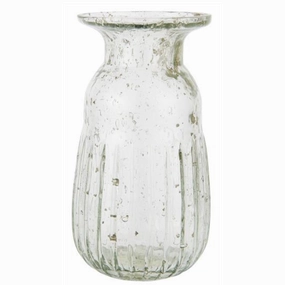 Clear Pebbled Glass Hyacinth Vase 13cm,hand-painted ceramic vase