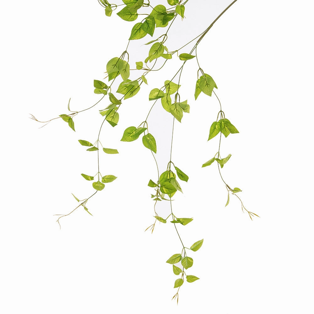 Clematis Leaf Artificial Silk Greenery 100cm Stem CLEMATISLEAF001