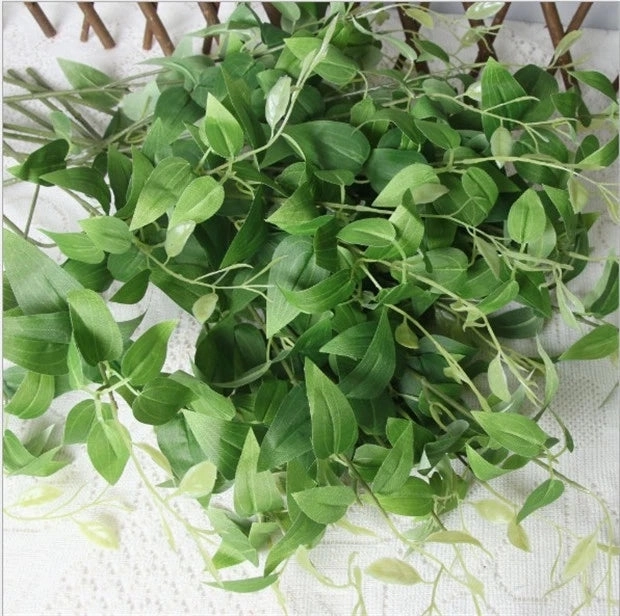 Clematis Leaf Artificial Silk Greenery 60cm CLEMATIS002