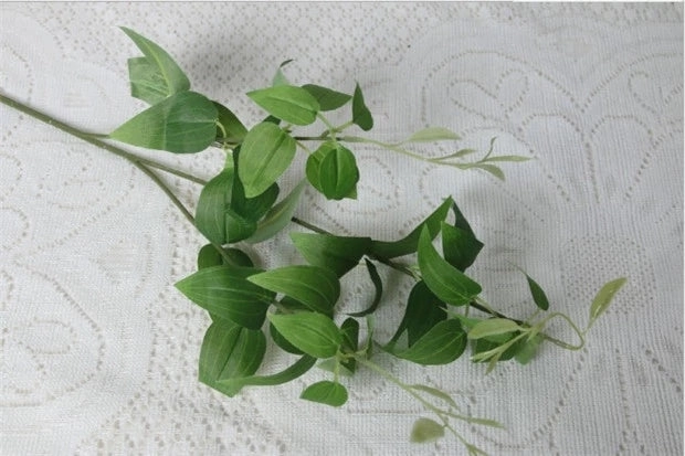 Clematis Leaf Artificial Silk Greenery 60cm CLEMATIS002