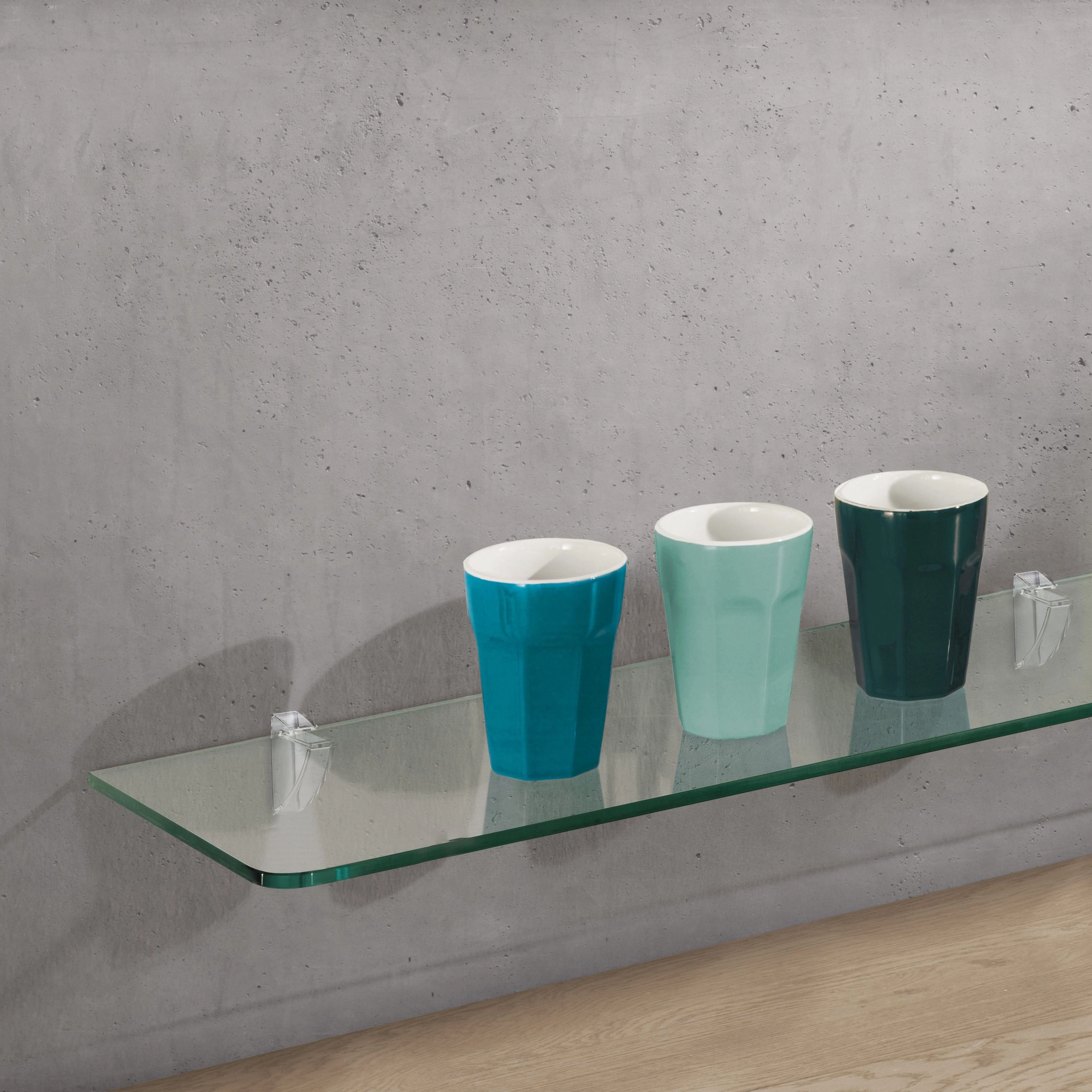 CLIP Glass Shelf Support - Set