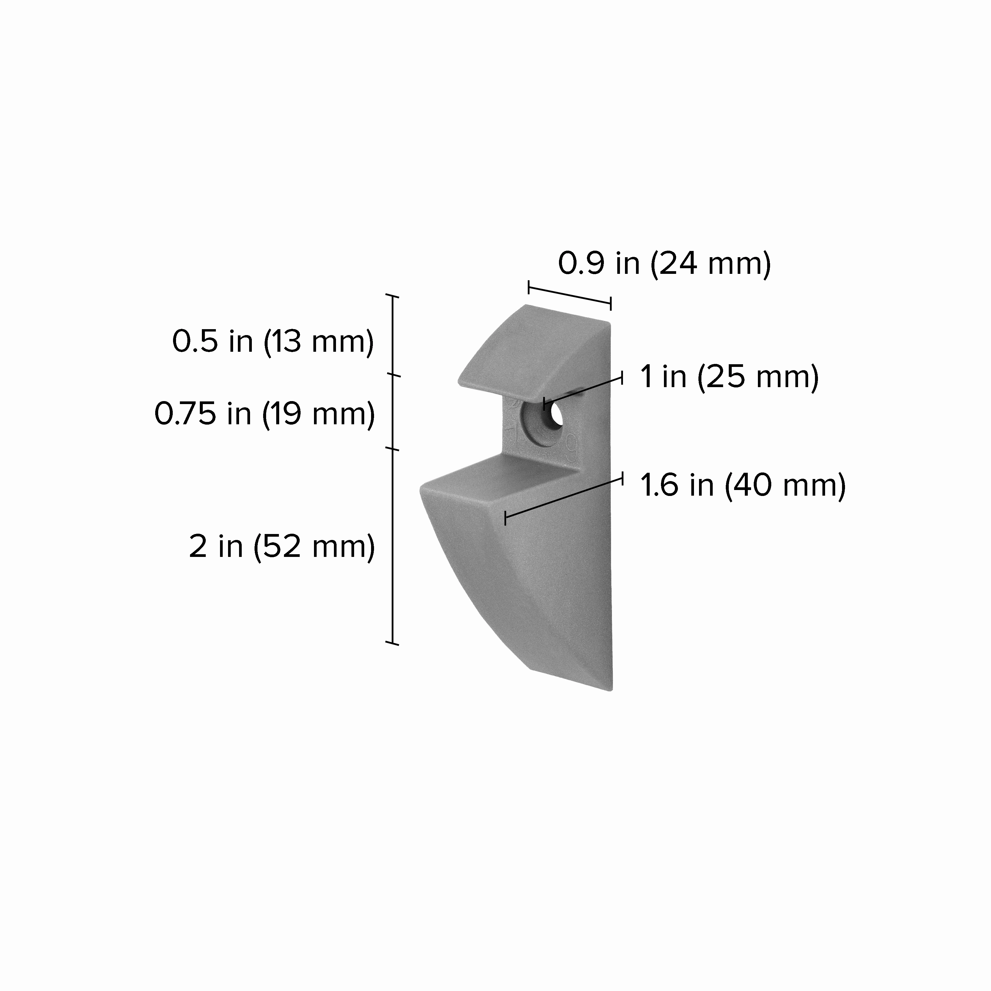 CLIP Wood Shelf Support - Set
