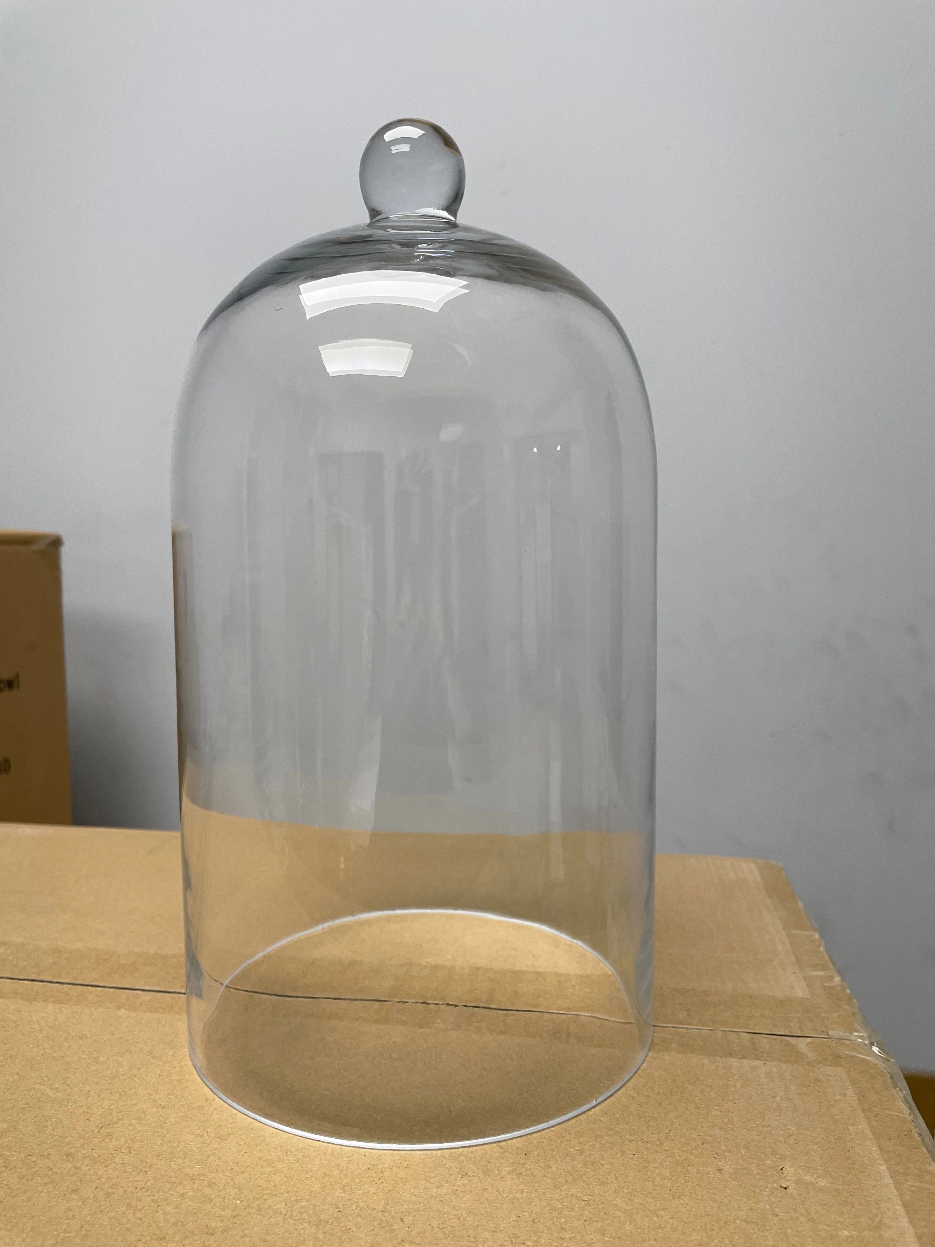 Cloche Bell Beauty And Beast 15"XD1945-1WM (NO WOOD BASE),aesthetic flower vase