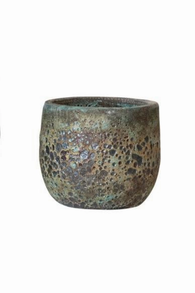 Coarse Terra-cotta Planter Volcano Finish Small