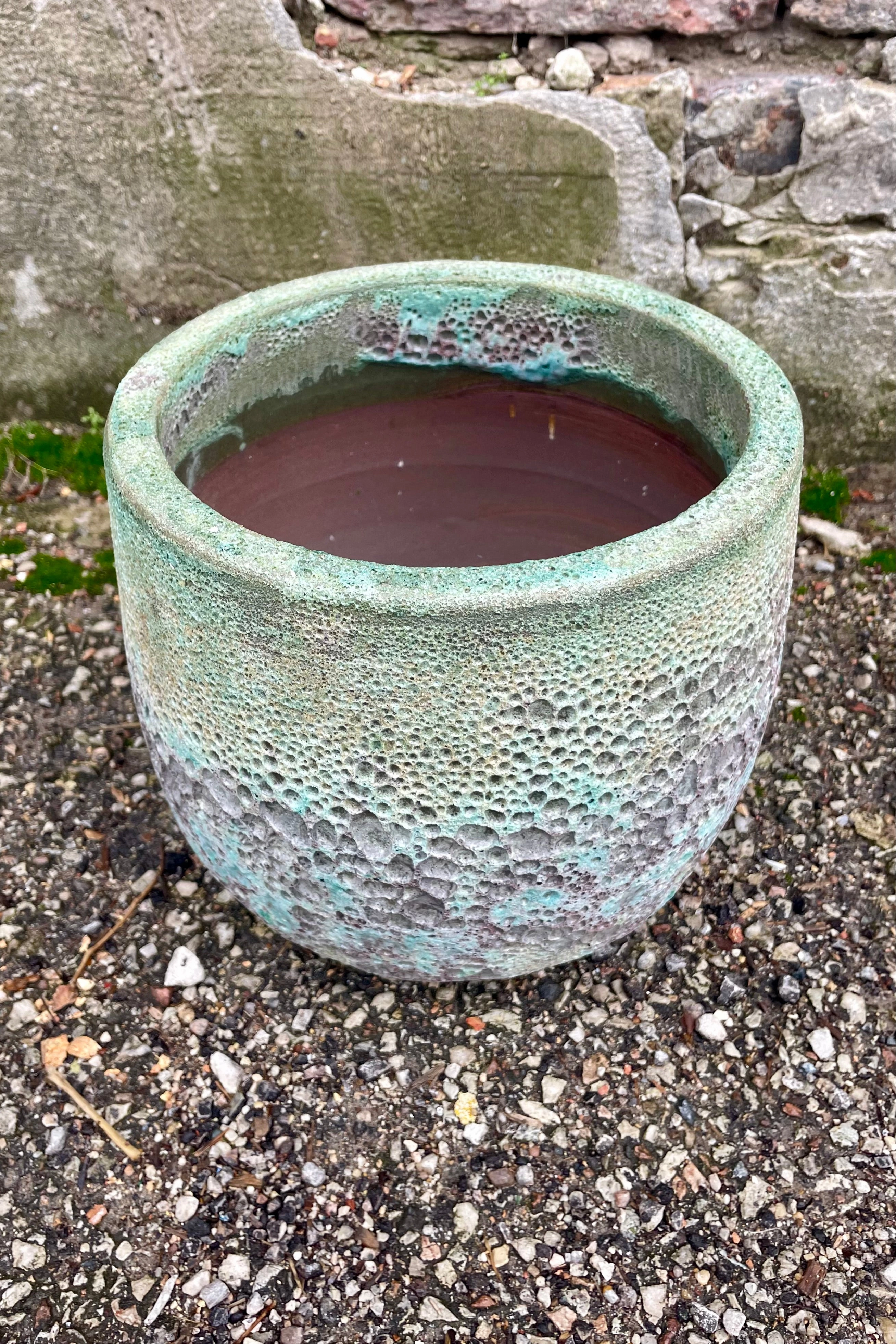 Coarse Terra-cotta Planter Volcano Finish Small