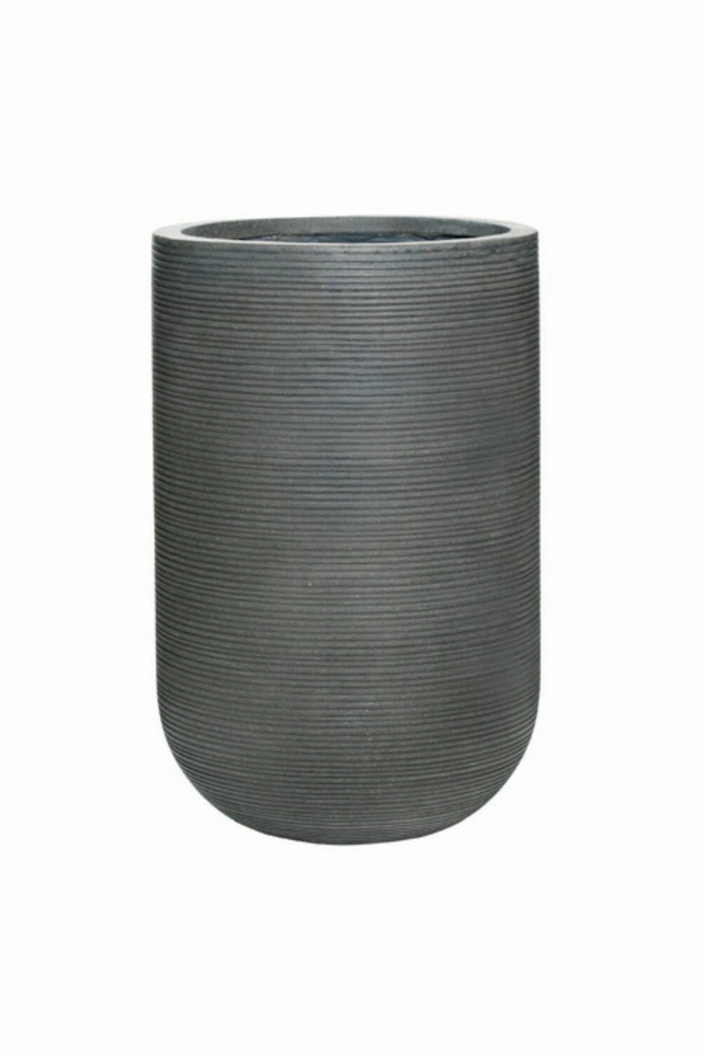 Cody High Pot Horizontal Ridged Dark Grey Medium