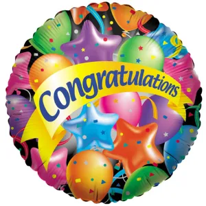 Congratulations Helium Balloon,realistic flower bouquet 