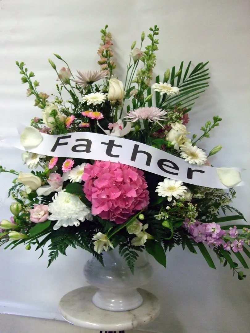 Container arrangement No.26,faux bloom stem 
